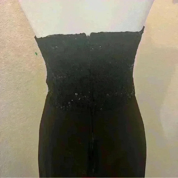 Windsor Black Hi-Lo Formal Dress Size 7/8 - Picture 4 of 6